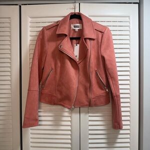BB Dakota by Steve Madden Coral Faux Suede Jacket NWT